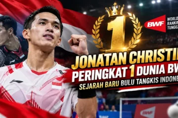 Jonatan Christie Peringkat 1 Dunia BWF, Cetak Sejarah