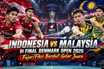 Fajar Alfian dan Muhammad Shohibul Fikri menghadapi Aaron Chia dan Soh Wooi Yik pada final Denmark Open 2026.