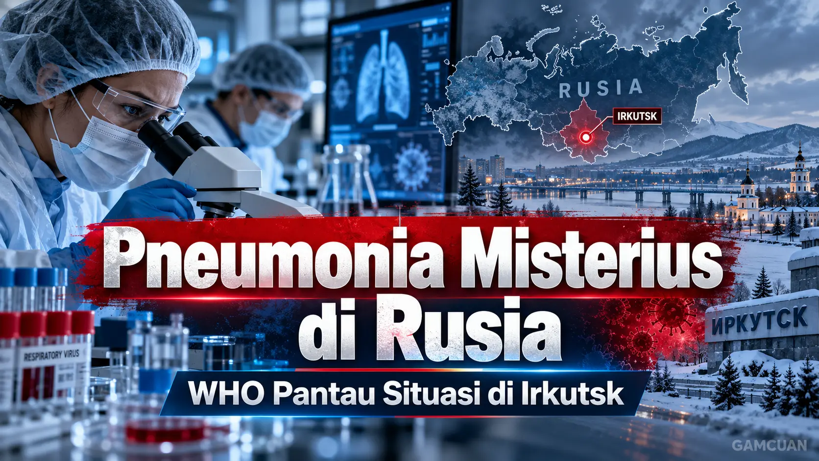 Pneumonia misterius di Rusia memicu kekhawatiran dan pemantauan kesehatan di Irkutsk, Siberia