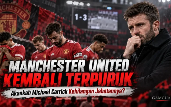 Michael Carrick menghadapi tekanan pemecatan setelah Manchester United kalah 4-1 dari Como dalam Liga Champions 2026.