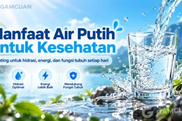 Segelas air putih sebagai ilustrasi manfaat air putih untuk kesehatan tubuh
