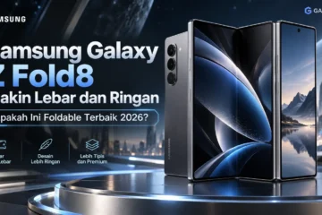 Samsung Galaxy Z Fold8 dengan desain layar lipat lebih lebar dan bodi ringan 2026