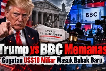 Donald Trump menghadapi sengketa hukum dengan BBC terkait gugatan pencemaran nama baik senilai US$10 miliar.