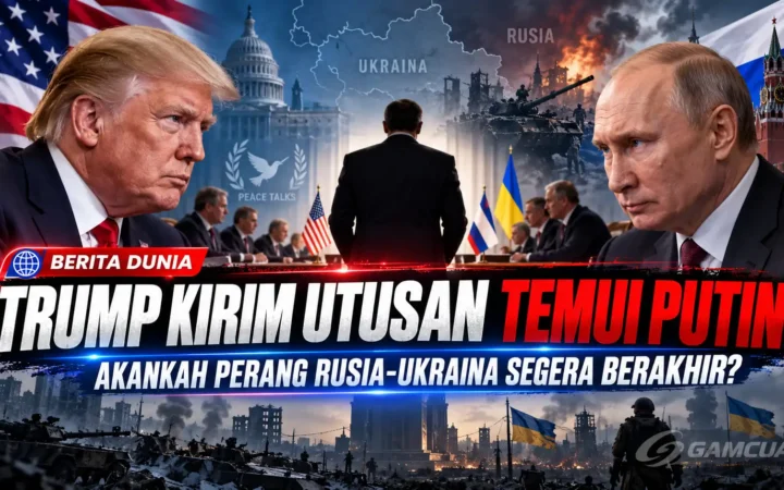 Utusan khusus Donald Trump, Steve Witkoff, bertemu Vladimir Putin di Rusia untuk membahas perdamaian perang Rusia-Ukraina